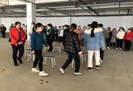 51白菜网彩金论坛电子举行2022年第一季度员工运动